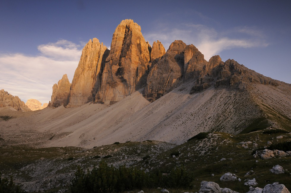 Atardecer en Alpes Dolomitas